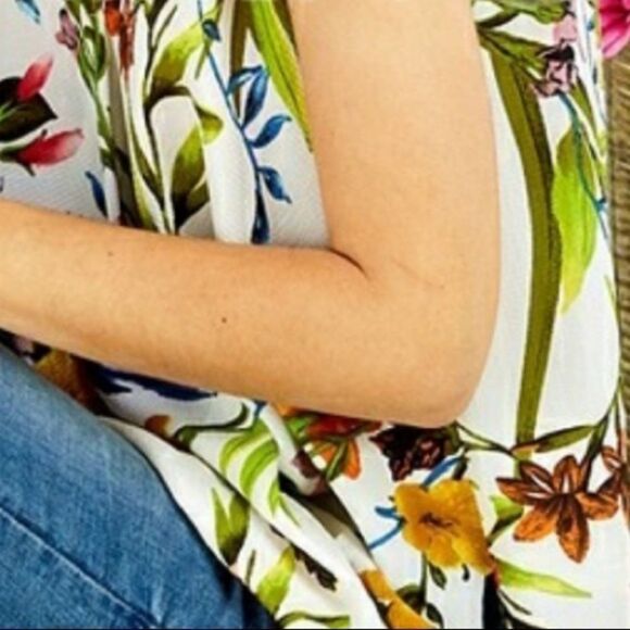 Tropical Surplice Tank Top - Picture 6 of 14